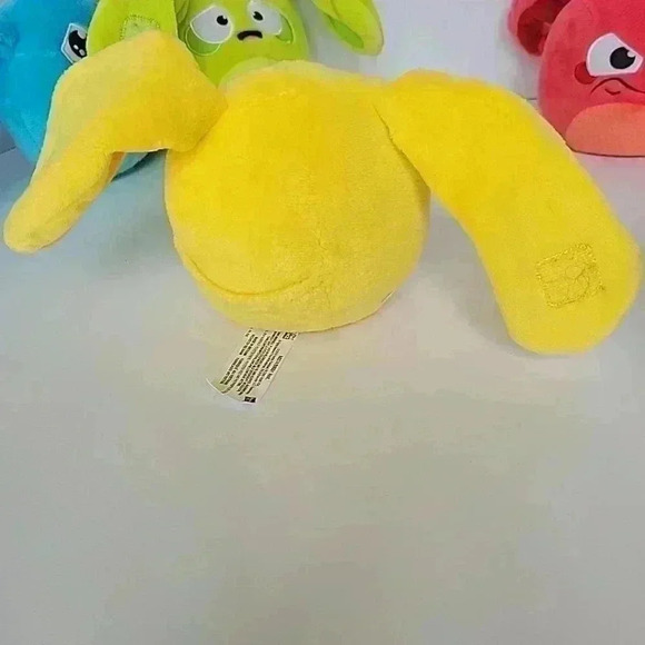 Hana Zuki LOT OF 4 Full Of Treasures Blue Lime Green Yellow Red BUNNY PLUSH - Picture 8 of 10